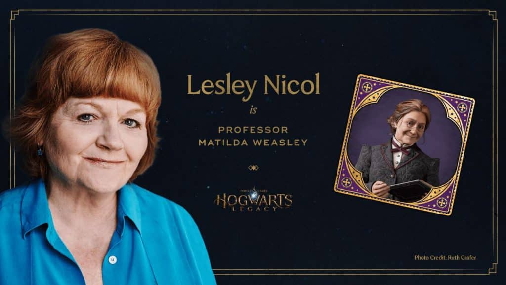 Lesley Nicol as Professor Matilda Weasley - Hogwarts Legacy