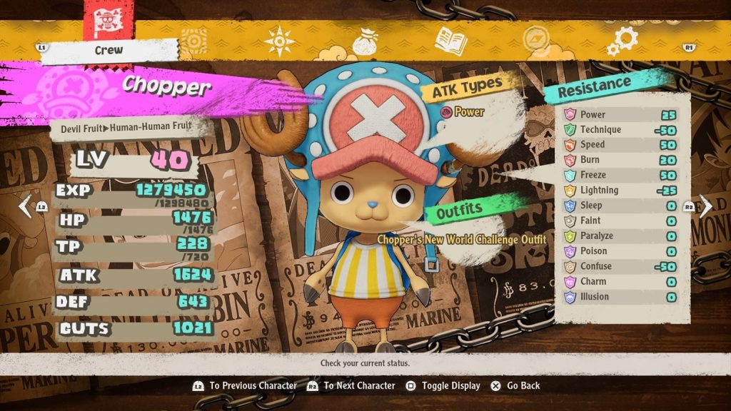 Chopper's New World Challenge - Outfit One Piece Odyssey