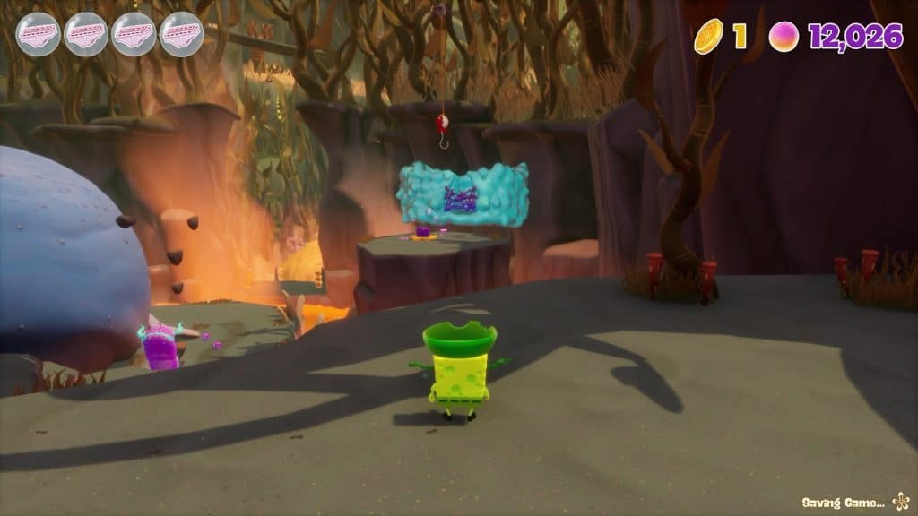 Prehistoric Kelp Forest Golden Doubloon #2 location - SpongeBob SquarePants The Cosmic Shake