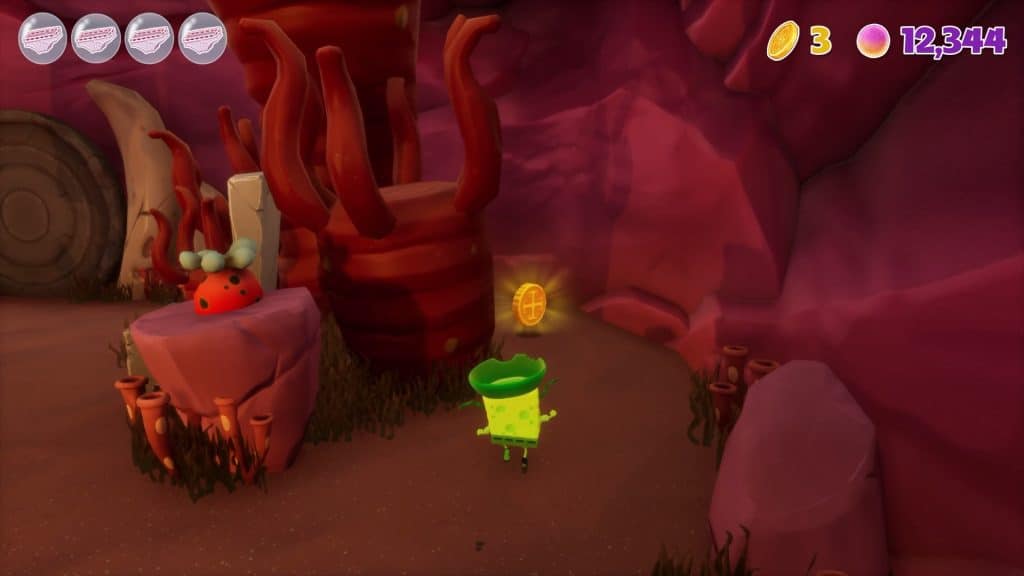 Prehistoric Kelp Forest Golden Doubloon #4 location - SpongeBob SquarePants The Cosmic Shake