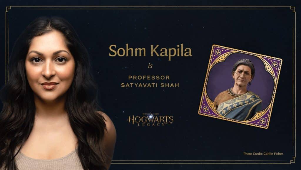 Sohm Kapila as Professor Satyavati Shah - Hogwarts Legacy