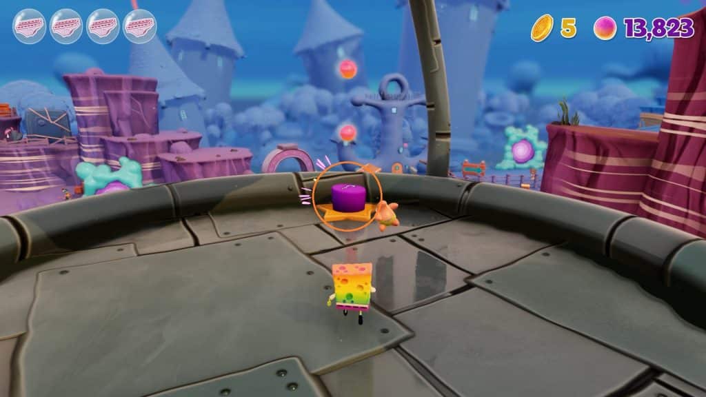 Sticky Note Location 4 – SpongeBob SquarePants The Cosmic Shake