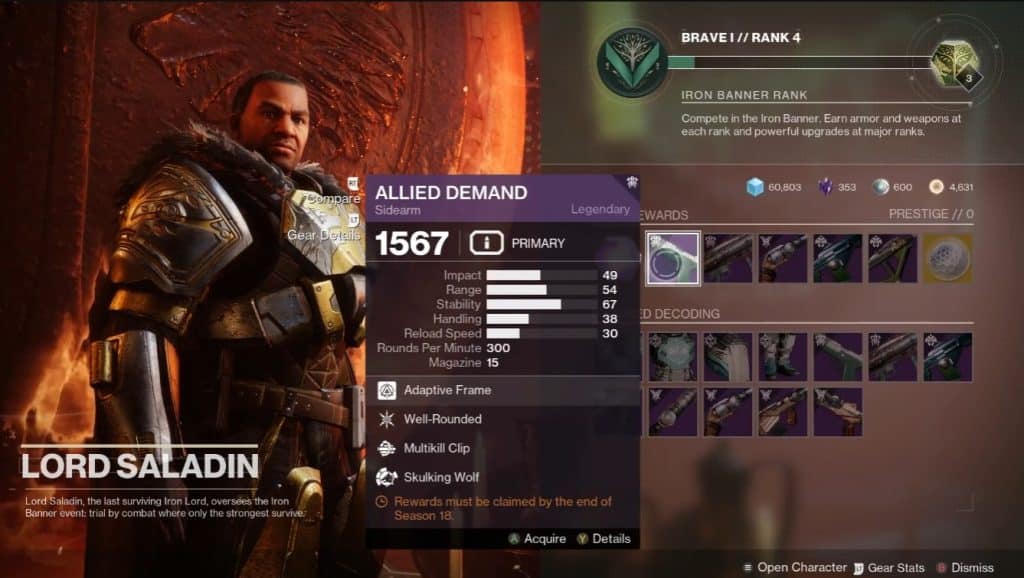 How To Get The Allied Demand in Destiny 2