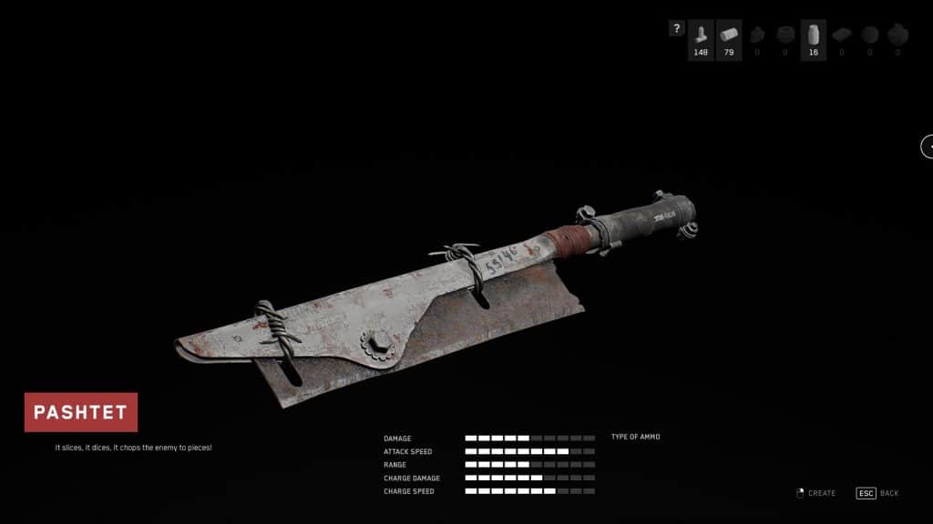 Pashtet - Atomic Heart Weapon