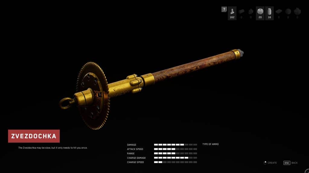 Zvezdochka - Atomic Heart Weapon