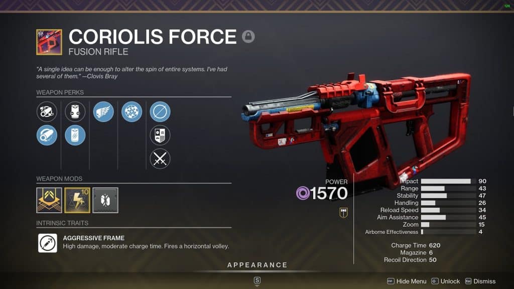 Coriolis Force Fusion Rifle - Best Legendary Weapons you need to Get Before Destiny 2 Lightfall