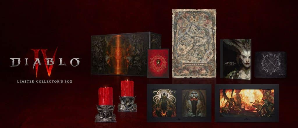 Items inside Diablo 4 Collector's Box