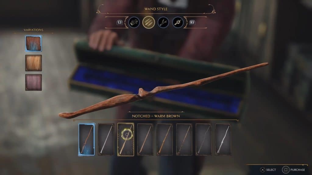 Wand Styles - Hogwarts Legacy Wand Customization