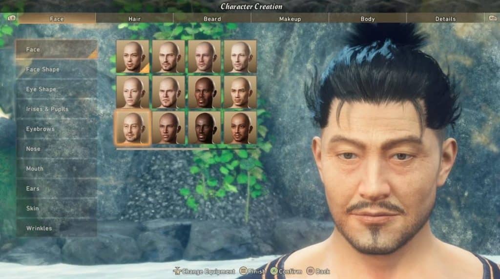 Face Customization Options - Wild Hearts