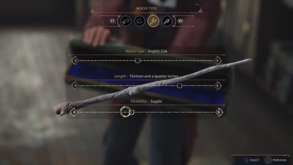 Wood Type - Hogwarts Legacy Wand Customization