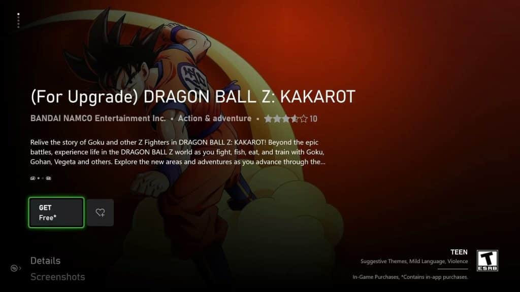 dragon ball z kakarot