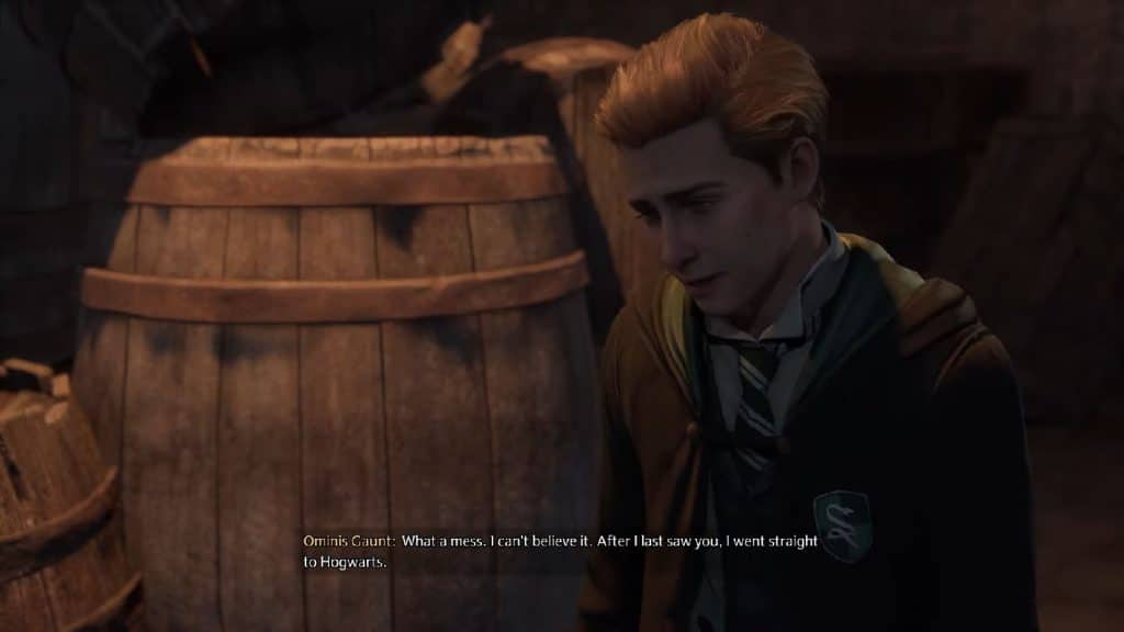 Speak with Ominis - In the Shadow of Fate relationship quest Walkthrough Hogwarts Legacy