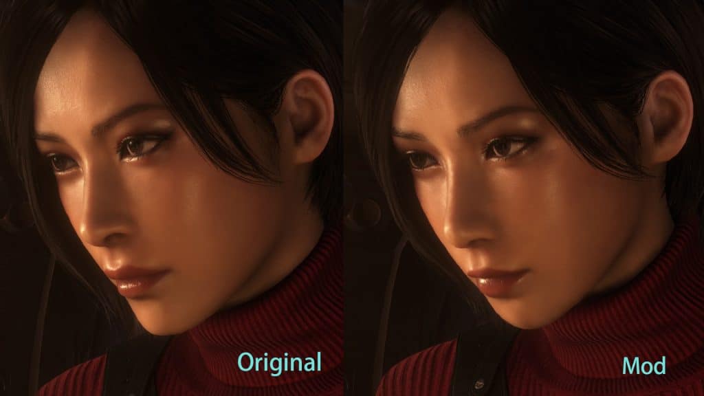 Ada Wong Facial Adjustment Mod - Resident Evil 4 Remake