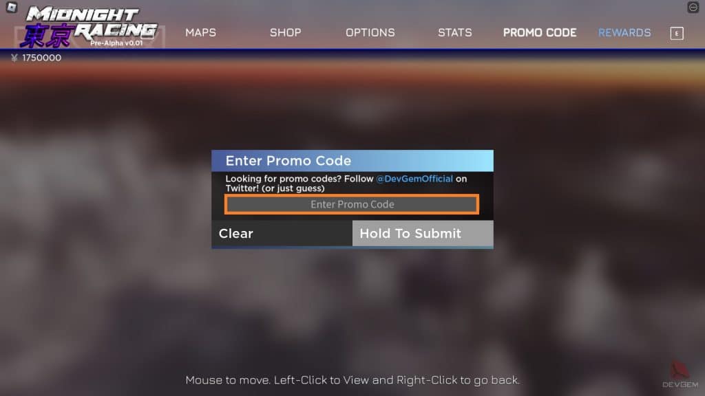How to Redeem Midnight Racing Tokyo Codes