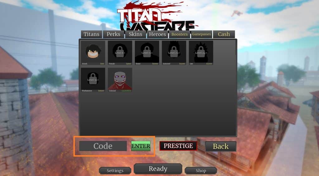 How to Redeem Titan Warfare Codes