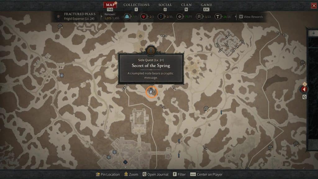 How to Start the Secret of the Spring Quest - Diablo 4