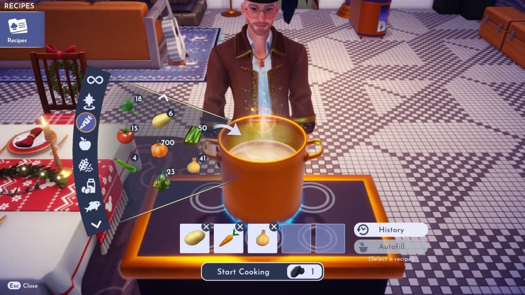 How to make Vegetarian Stew in Disney Dreamlight Valley