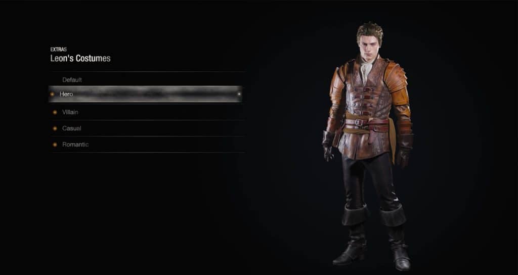 Leon's Hero Outfit Resident Evil 4 Remake