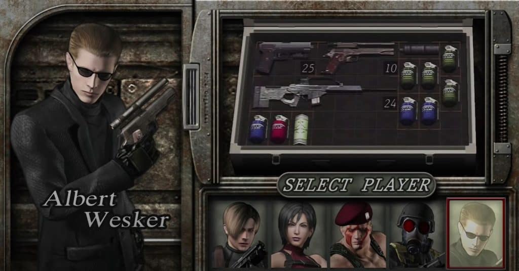 Play as Albert Wesker The Mercenaries