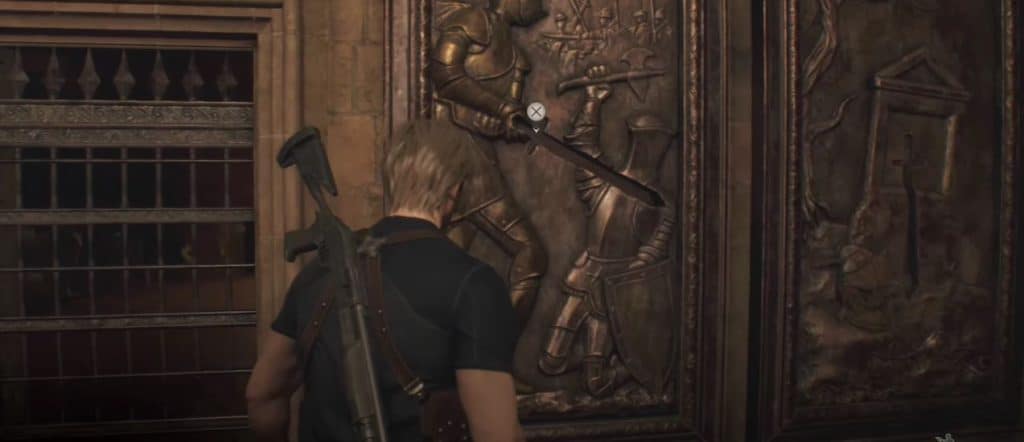 Place swords Resident Evil 4 Remake Puzzle Solutions