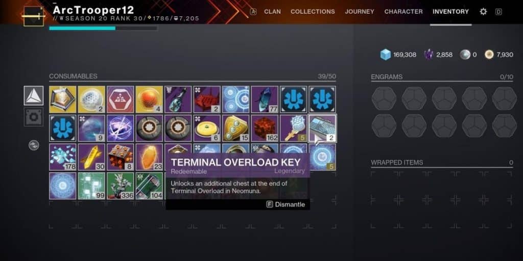 Terminal Overload Keys - Destiny 3 Lightfall