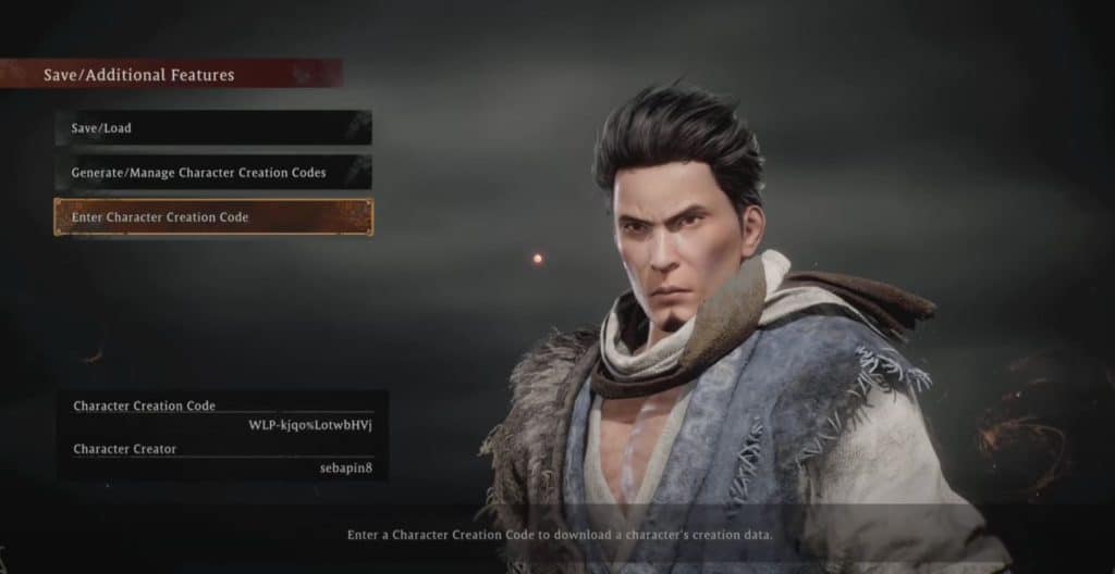 Kiryu Kazuma, Wo Long Fallen Dynasty Character Creation Codes