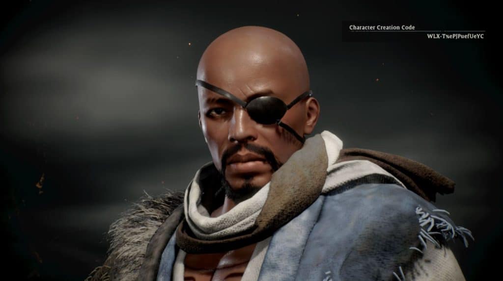 Nick Fury, Wo Long Fallen Dynasty Character Creation Codes