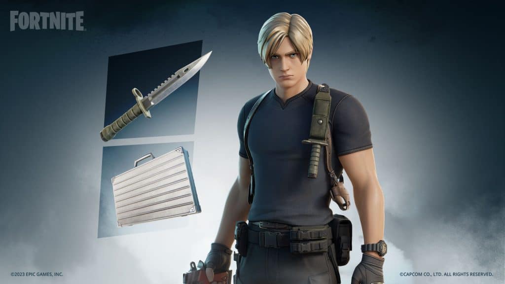 fortnite resident evil leon