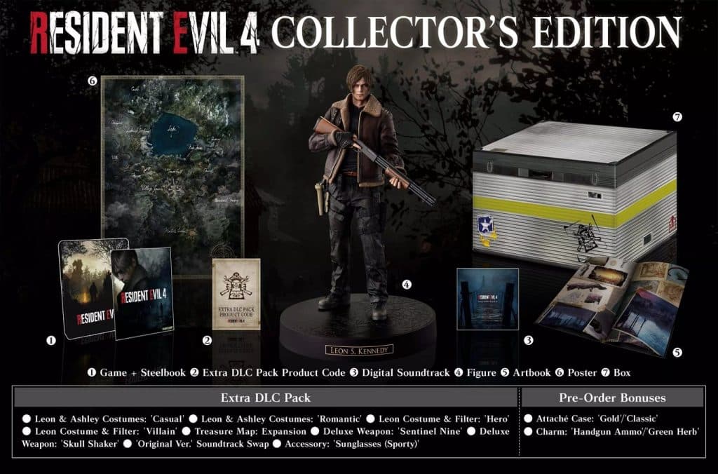 resident evil 4 remake collector's edition