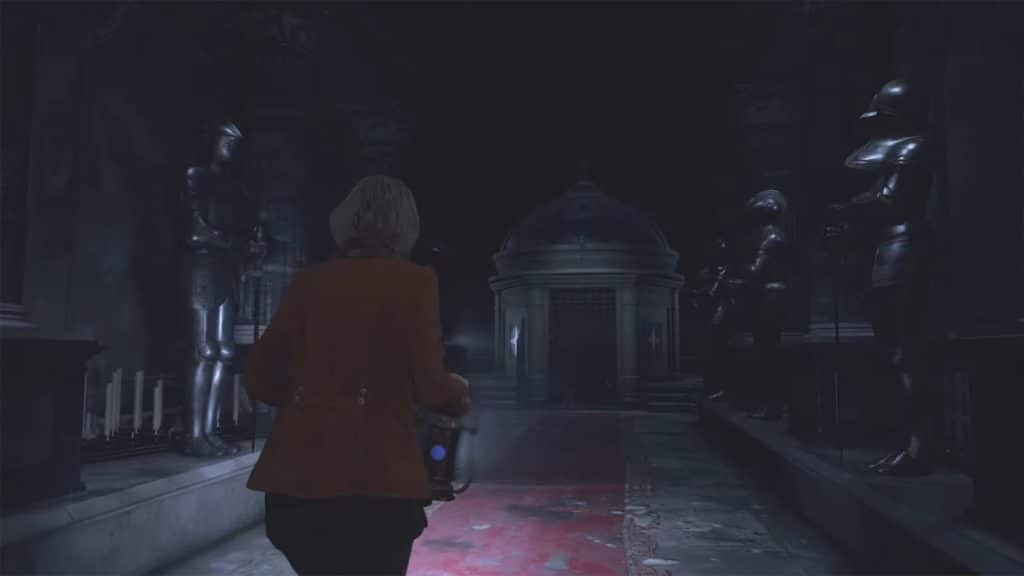 Resident Evil 4 Remake Mausoleum Lantern puzzle cover