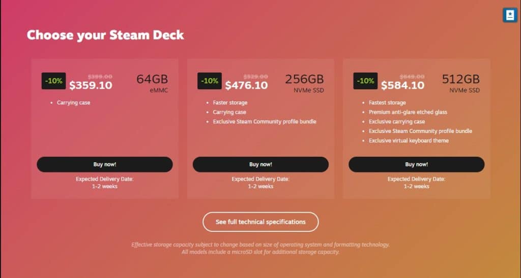 steam deck