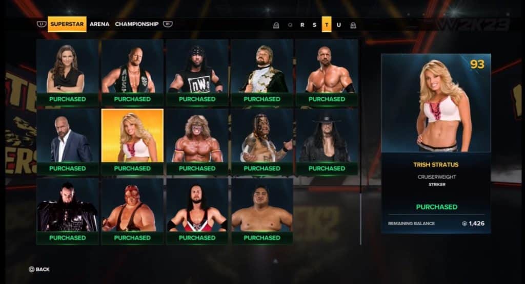 All Store Unlockable Wrestlers in WWE 2K23