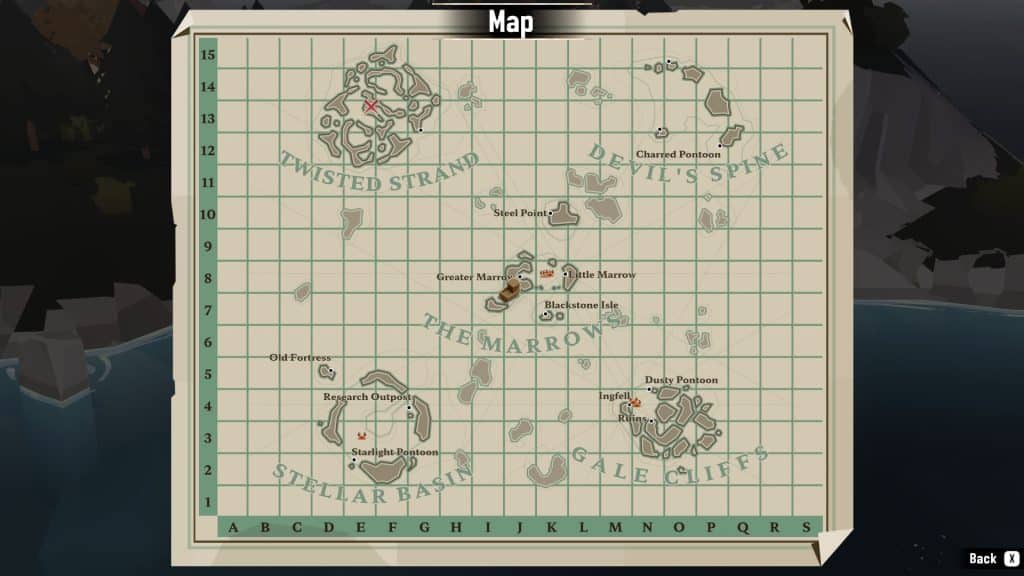 Dredge Refined Metal Map Location