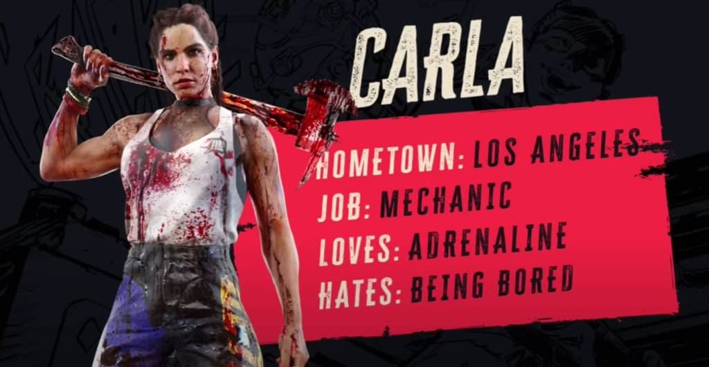 Carolina Ravassa as Carla - Dead Island 2 voice actors and cast of characters