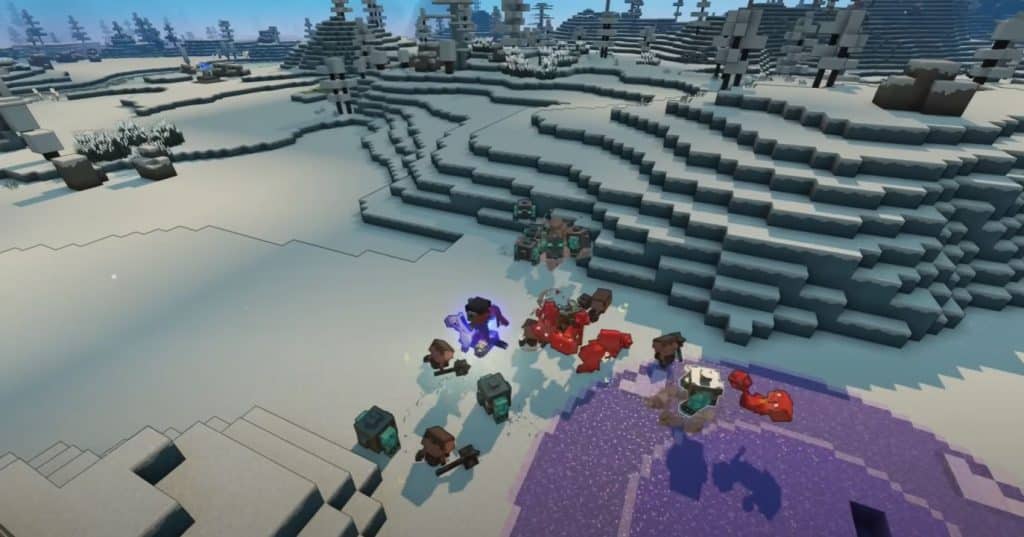 Minecraft Legends mobs featured