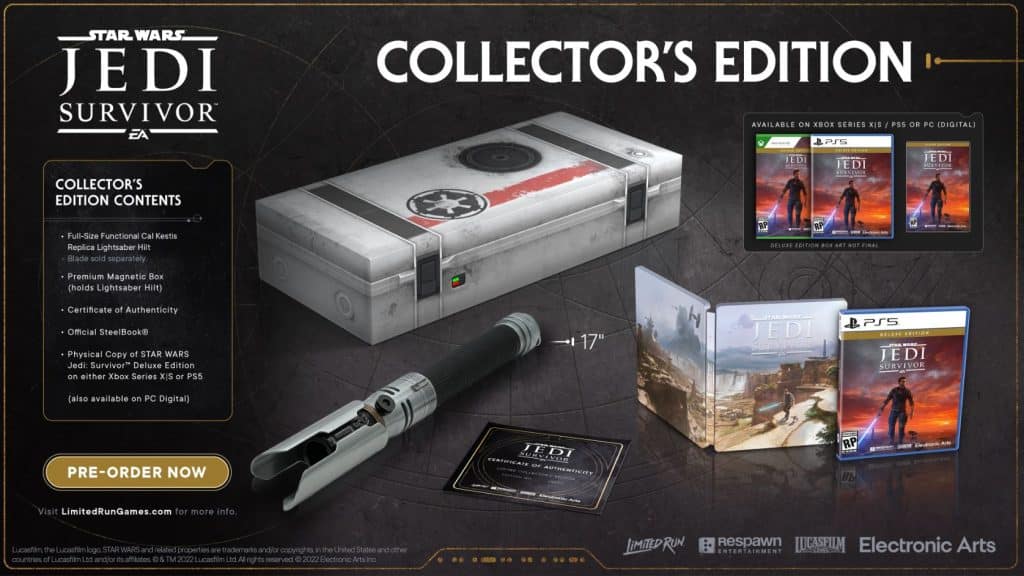 Collector's edition - All Star Wars Jedi Survivor Editions