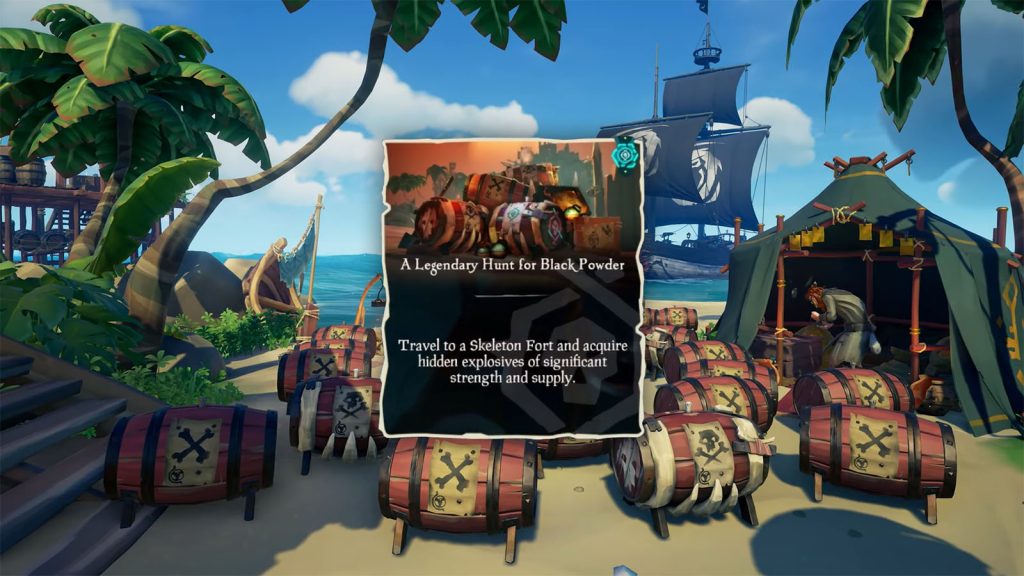 Sea of Thieves A Legendary Hunt for Black Powder Voyage cover