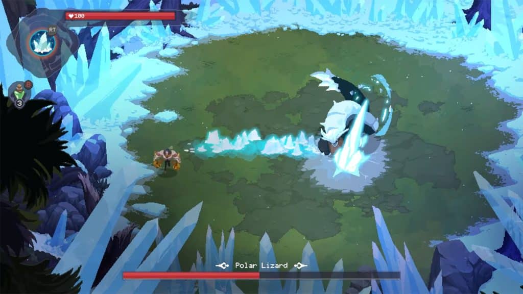 The Mageseeker: Polar Lizard Boss Second Phase Attack Patterns