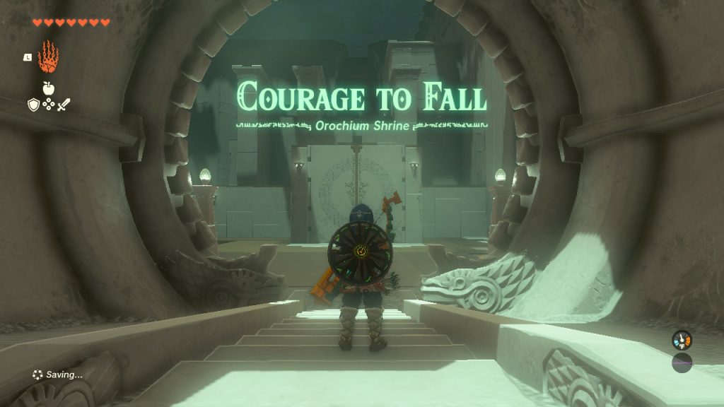 Courage to Fall - Zelda Tears of the Kingdom: Orochium Shrine Puzzle Solution