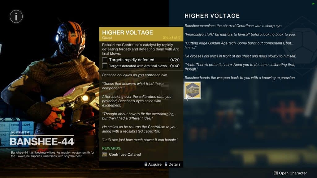 How to get Centrifuse Catalyst in Destiny 2