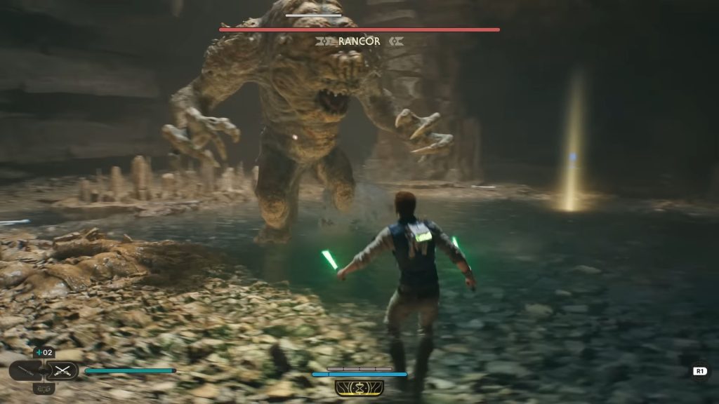 Star Wars Jedi Survivor Rancor boss fight strategies and tips