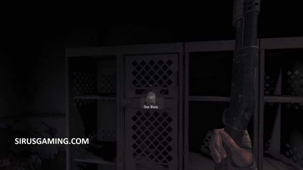 N Laval's locker - Gas Mask in Amnesia: The Bunker