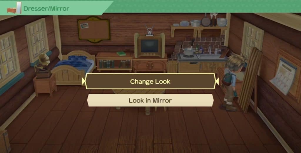 Story of Seasons: A Wonderful Life Dresser/Mirror