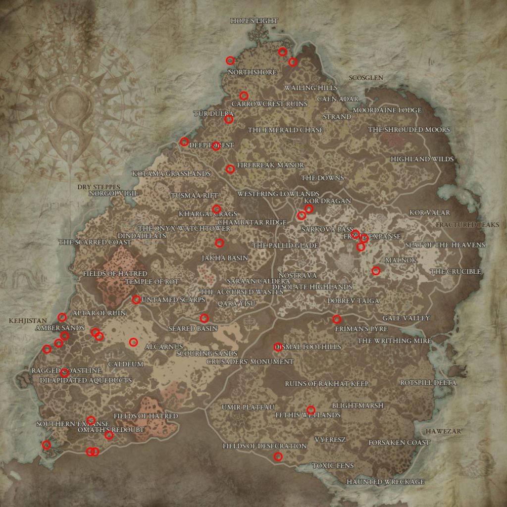 Helltide Mystery Chest Locations - Diablo 4