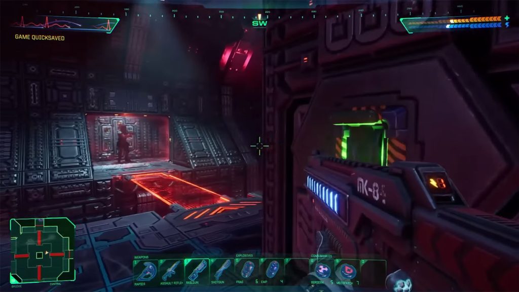 System Shock Remake Bridge Mission Level 9: Bridge Walkthrough