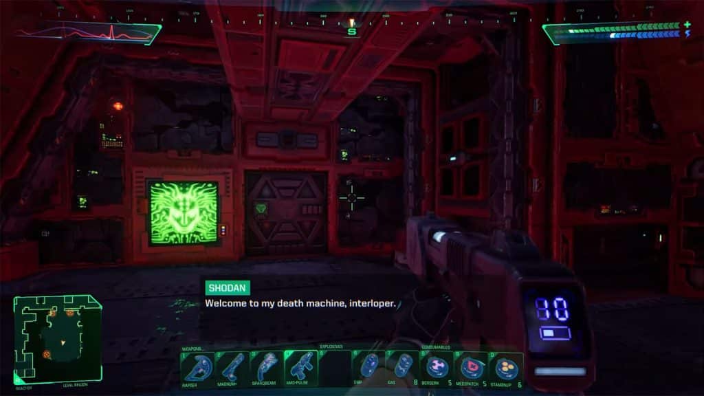 Safety Override - Delta Quadrant - System Shock Remake Laser Mission Level R: Research Labs Walkthrough