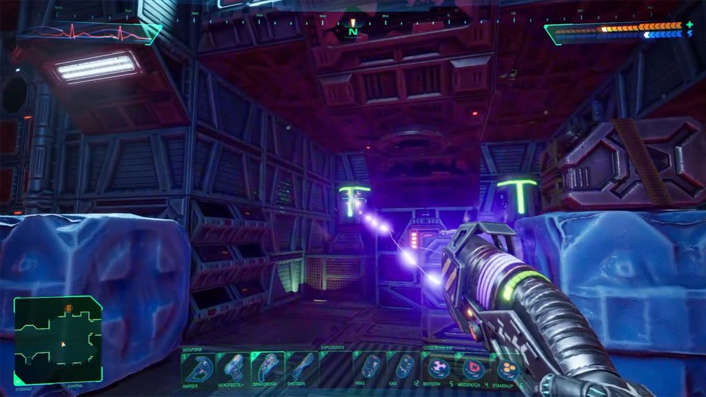 CPU Nodes - Central - System Shock Remake Virus Mission Level 4: Storage Walkthrough