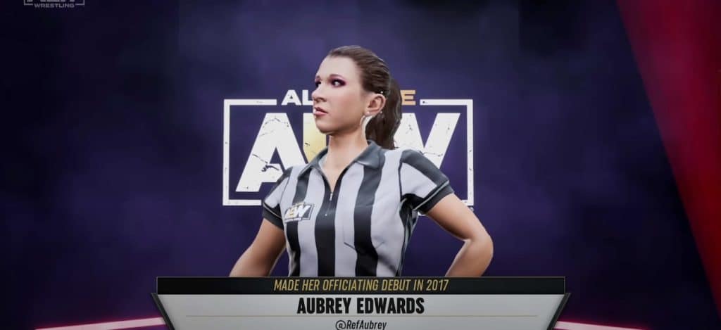 Aubrey Edwards AEW: Fight Forever Hidden Character