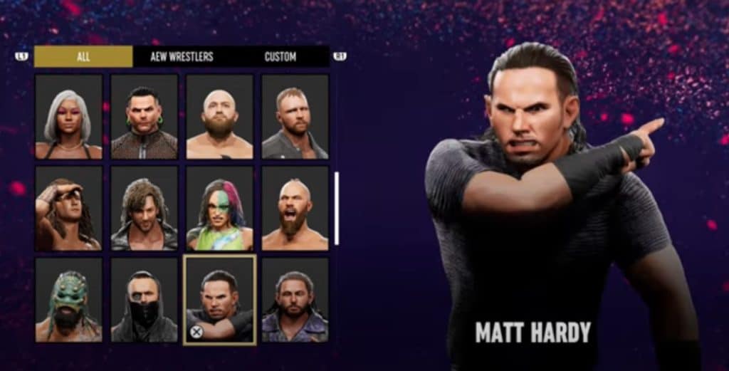 Matt Hardy AEW: Fight Forever Hidden Character