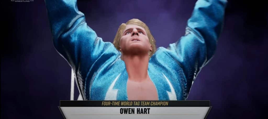 Owen Hart AEW: Fight Forever Hidden Character